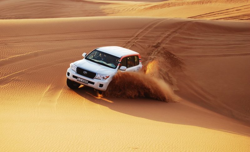 Ride over the dunes