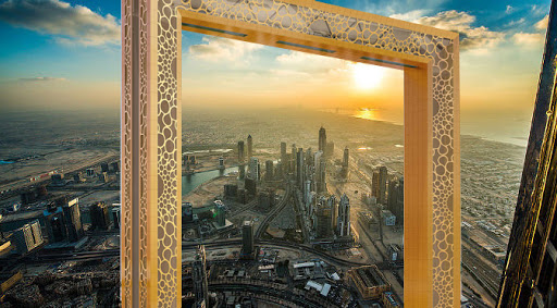 dubai frame location