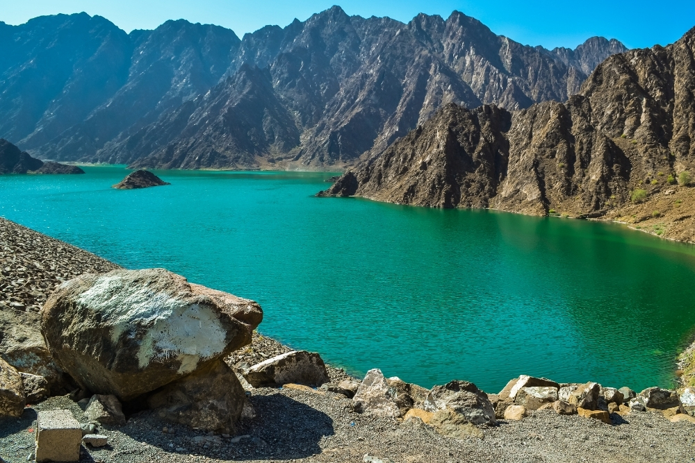 Hatta Mountains short trips from dubai