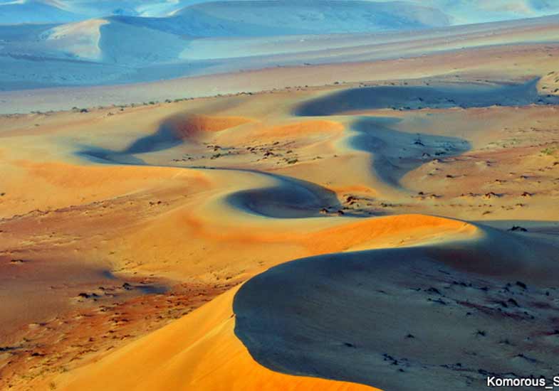 Enjoy sun-rise in the heart of UAE desert