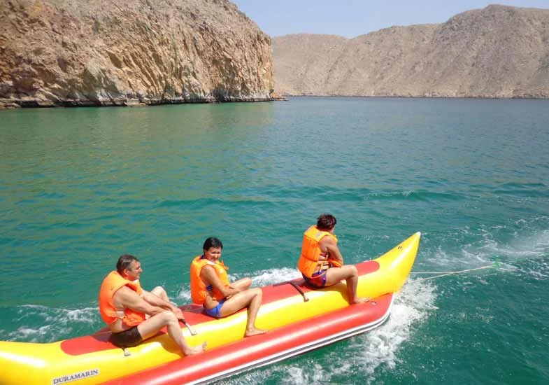 Banana-Boat-At-Musandam-Dibba Dubai